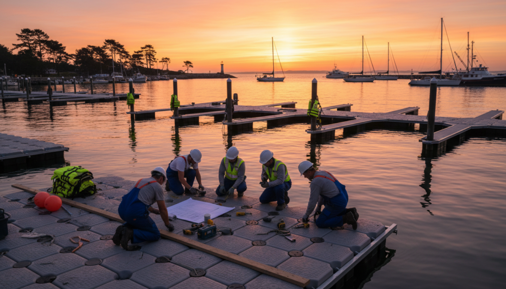 floating dock builders near me