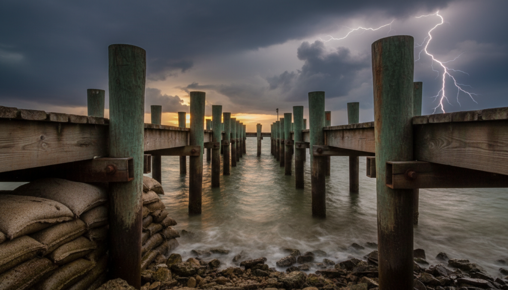 how to protect your dock from hurricanes and storm surge
