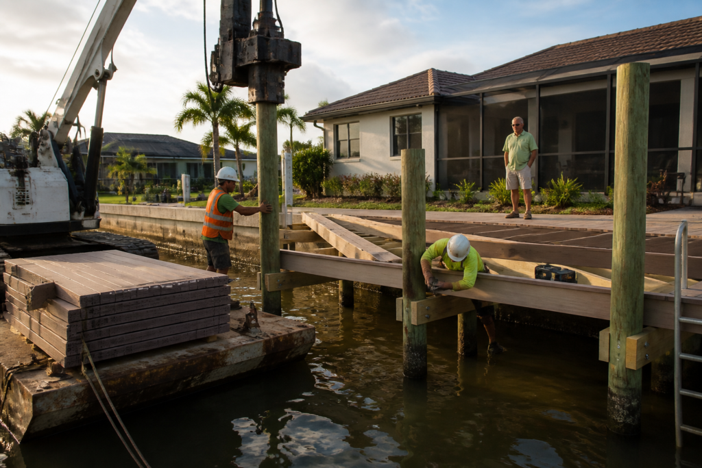 Top rated dock builders in Cape Coral FL and what makes their work last decades